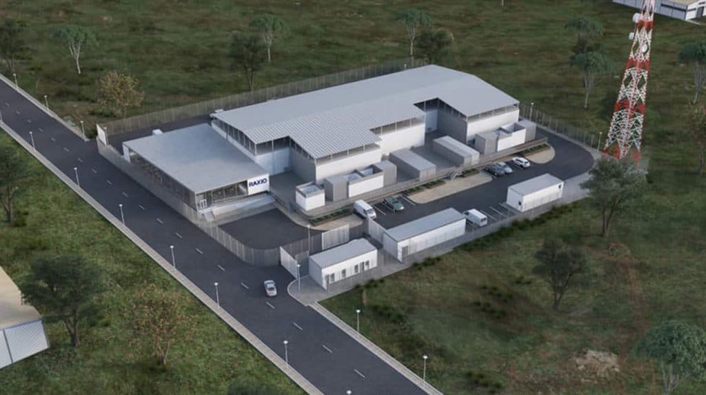 Aerial view of a Raxio data centre